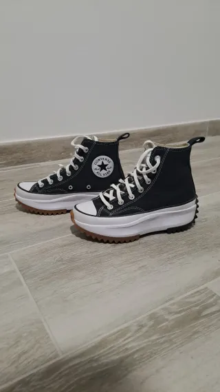 Converse Run Star Hike Plataforma Negros