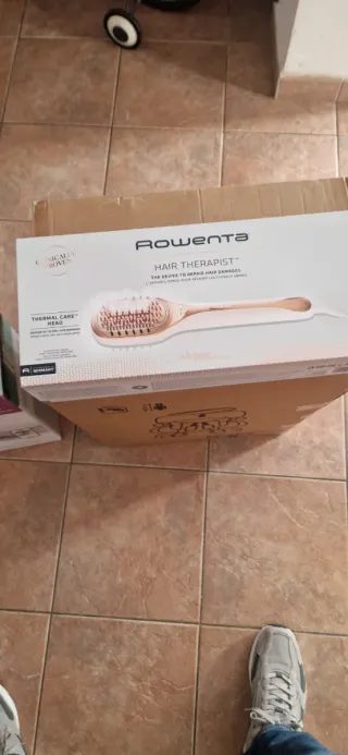 Peine Secador Rowenta Blanco y Dorado nuevo