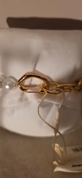 Pulsera Bimba y Lola Abeja Dorada Negra