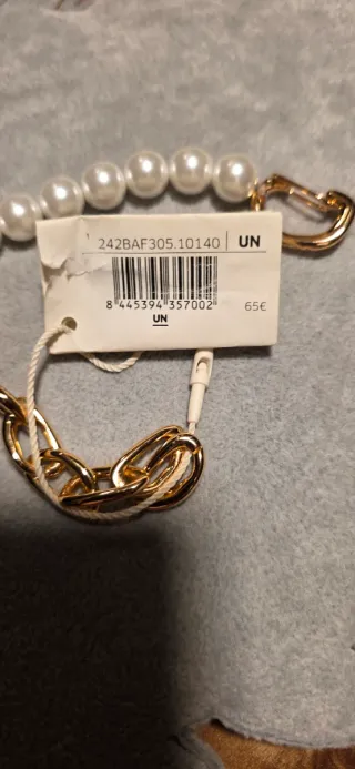 Pulsera Bimba y Lola Abeja Dorada Negra