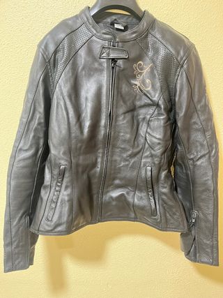 Chaqueta de moto de cuero