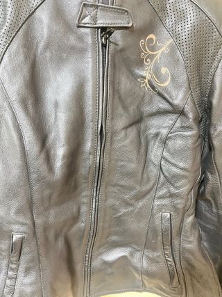 Chaqueta de moto de cuero