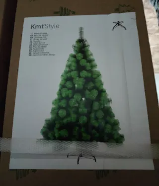2 Alberi di Natale KmtStyle Verde misura 1,20
