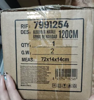 2 Alberi di Natale KmtStyle Verde misura 1,20