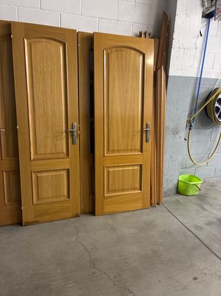 Puertas de roble macizas