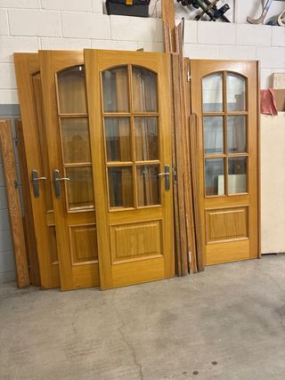 Puertas de roble macizas