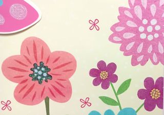 Bolsa Regalo flores y mariposa