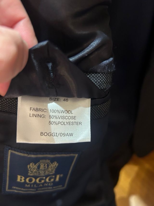 Blazer Boggi Milano Grigio scuro Bird-Eye 46