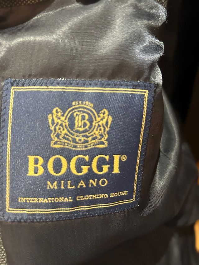 Blazer Boggi Milano Grigio scuro Bird-Eye 46
