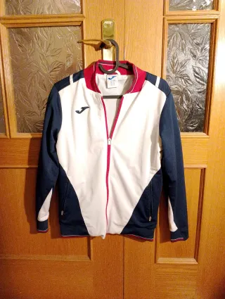 Chaqueta Joma niño azul, blanca y roja