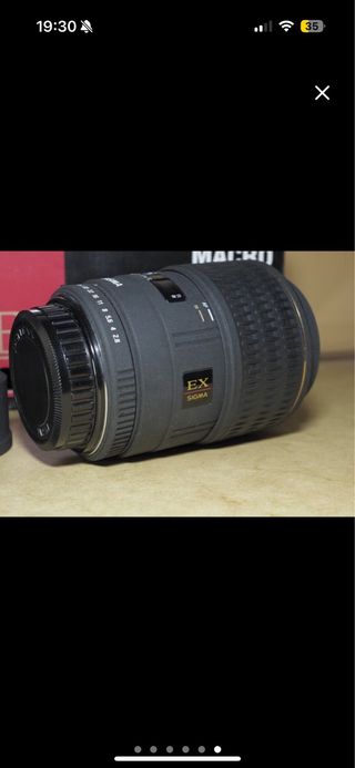 Objetivo Sigma 105mm F2.8 Macro EX