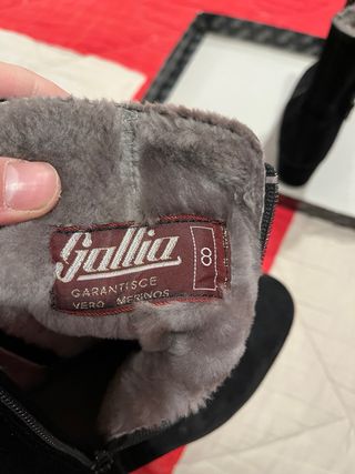 Stivaletti neri felpati donna taglia 38