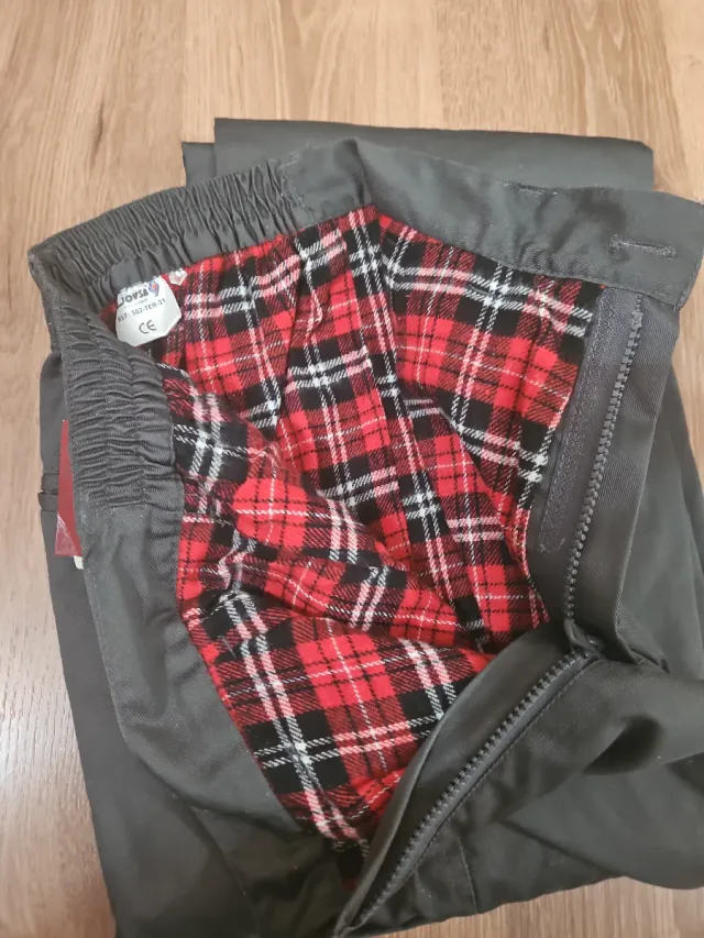 Pantalón de trabajo invierno JOVSA gris