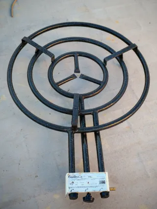 Paellero a gas butano nero