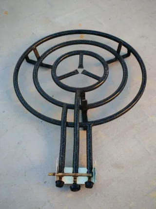 Paellero a gas butano nero