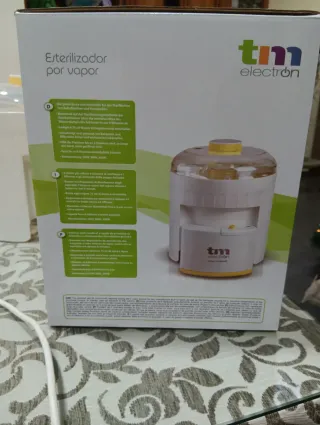 Esterilizador vapor biberones TM Electrón
