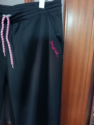 Chándal Mujer John Smith Rosa y Negro