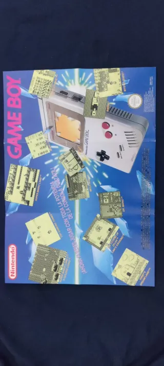 Nintendo Game Boy Poster + Aviso Epilepsia