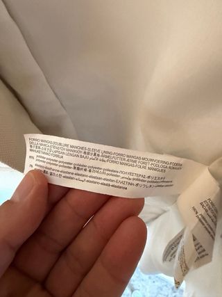 Americana Zara Blanca Talla M