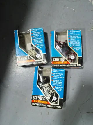 3 Mandos Scalextric Control Velocidad 4210 lote