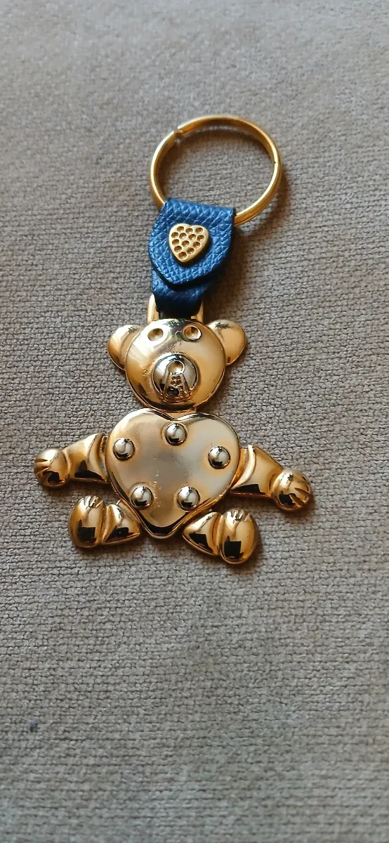 Portachiavi Orsetto Snodabile Dorato