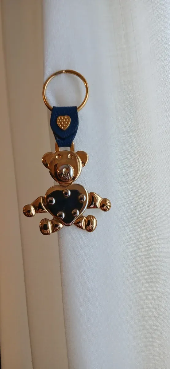 Portachiavi Orsetto Snodabile Dorato