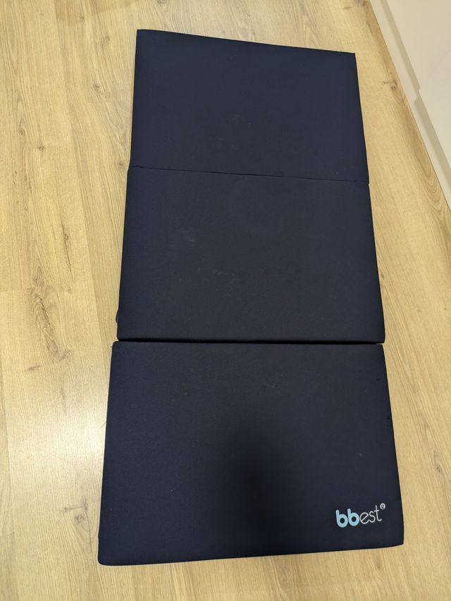 Cuna viaje plegable + colchón + bajeras + edredón