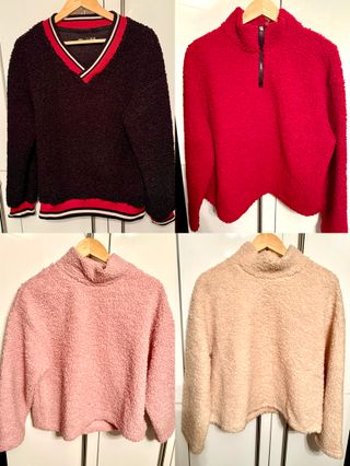 Lote 4 jerseys borrego mujer