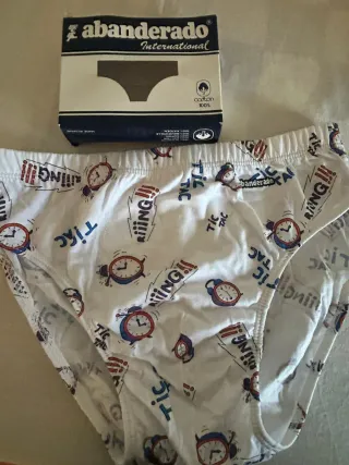 Calzoncillo Abanderado Algodón Vintage Talla G