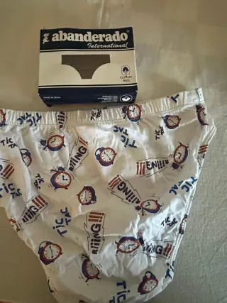 Calzoncillo Abanderado Algodón Vintage Talla G