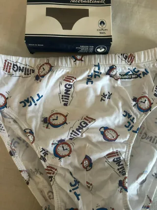 Calzoncillo Abanderado Algodón Vintage Talla G