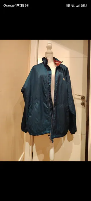 Chaqueta acolchada Adidas negra/gris