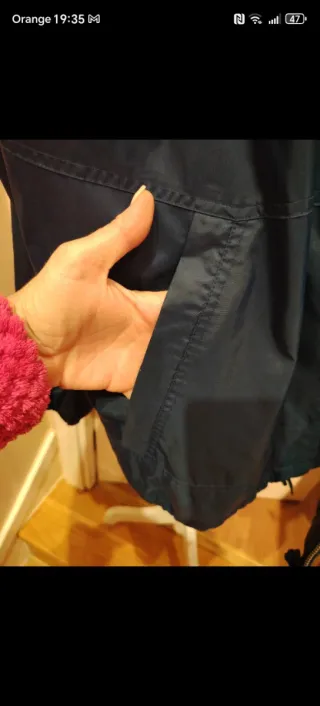 Chaqueta acolchada Adidas negra/gris