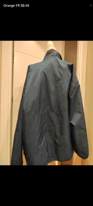 Chaqueta acolchada Adidas negra/gris