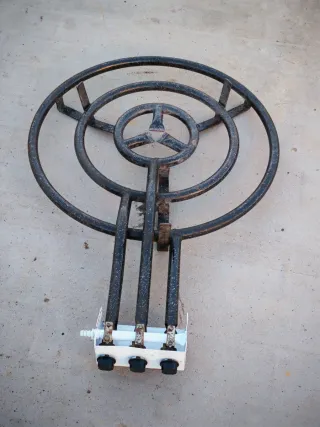 Paellero a gas butano a 3 fuochi