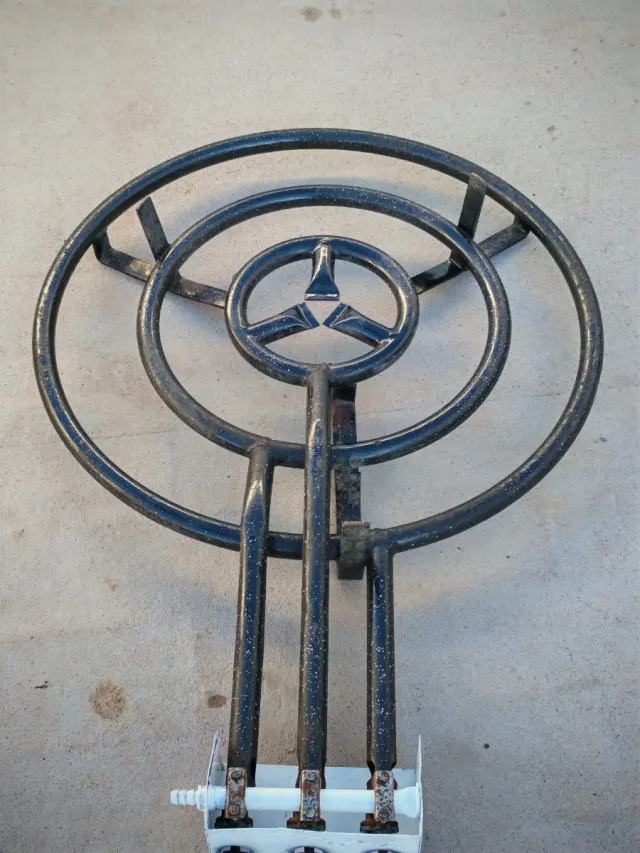 Paellero gas butano 3 fuegos