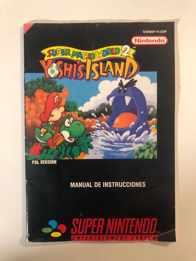 Manuale Yoshi Island Super Nintendo PAL