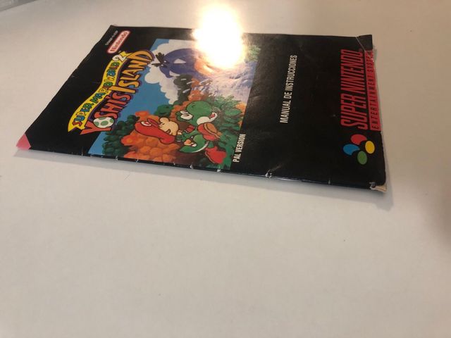 Manuale Yoshi Island Super Nintendo PAL