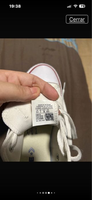 Converse mujer blancas