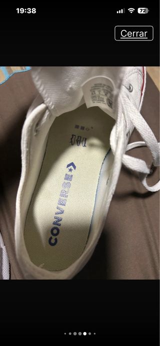 Converse mujer blancas