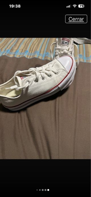 Converse mujer blancas