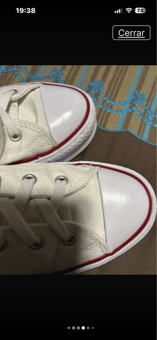 Converse mujer blancas