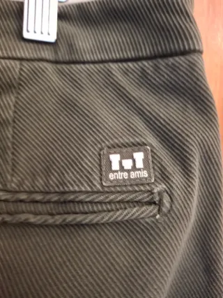 Pantaloni uomo verde oliva