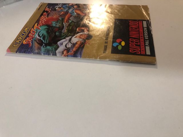 Manuale Street Fighter II SNES PAL ESP