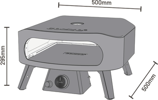 Cozze Forno per pizza 13" a GAS | Pietra inclusa