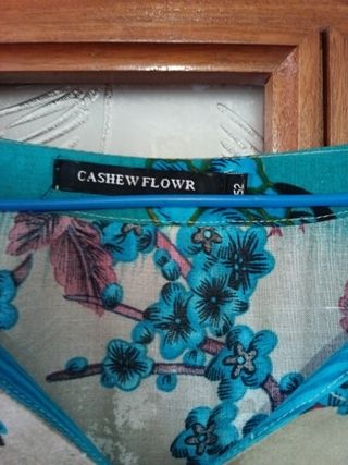 Vestido estampado floral talla única