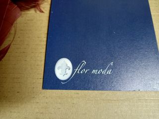 Flor para el pelo de plumas