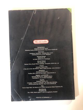 Manuale Mario Kart 64 Nintendo 64 Spagnolo