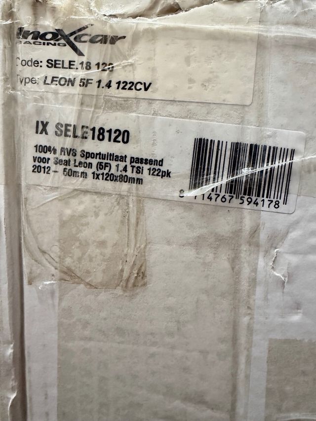 Silencioso Inoxcar SELE.18.120 (Seat León 5F)