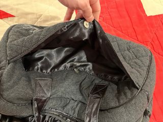 Borsa Deha morbida grigia nuova